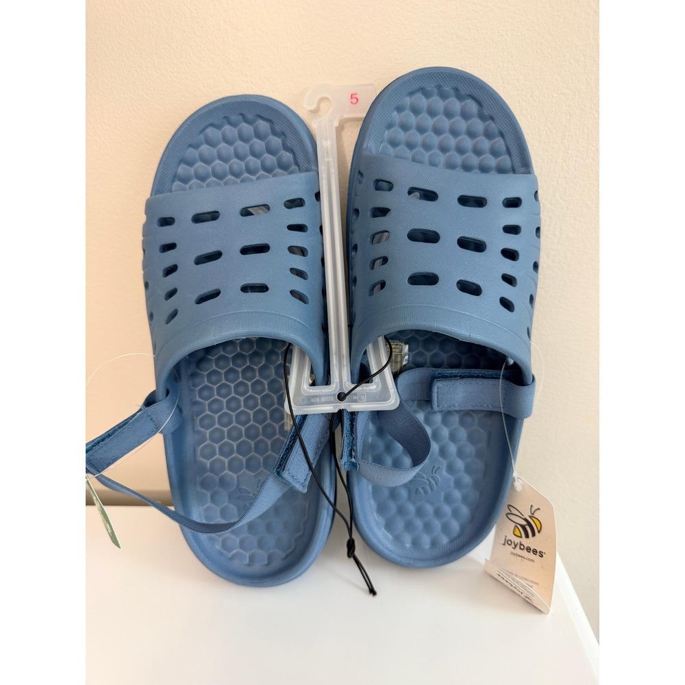 Joybees Adventure‎ Sandals Kids Size J5 Blue Lightweight Water Shoes NEW NWT